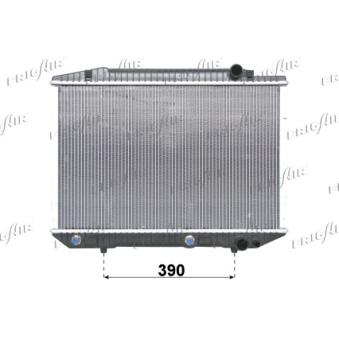 Radiateur, refroidissement du moteur FRIGAIR 0106.2067
