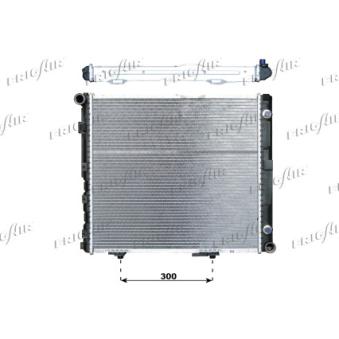 Radiateur, refroidissement du moteur FRIGAIR OEM 1245008903