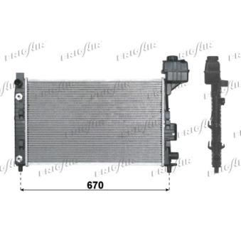 Radiateur, refroidissement du moteur FRIGAIR OEM 1685000302