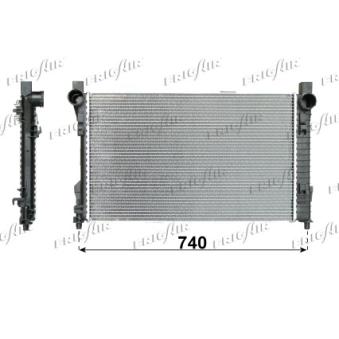 Radiateur, refroidissement du moteur FRIGAIR OEM 2035002403