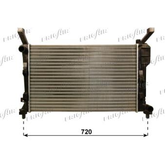 Radiateur, refroidissement du moteur FRIGAIR OEM 1695000303