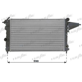 Radiateur, refroidissement du moteur FRIGAIR OEM 1300087