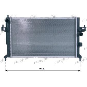 Radiateur, refroidissement du moteur FRIGAIR OEM 95513832