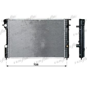 Radiateur, refroidissement du moteur FRIGAIR OEM 1300165