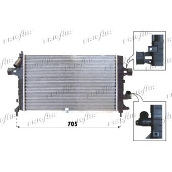 Radiateur, refroidissement du moteur FRIGAIR OEM 13152320