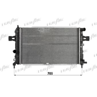 Radiateur, refroidissement du moteur FRIGAIR 0107.3091