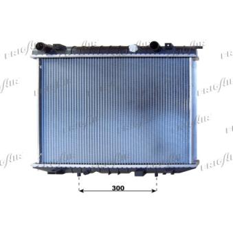 Radiateur, refroidissement du moteur FRIGAIR OEM 1300157