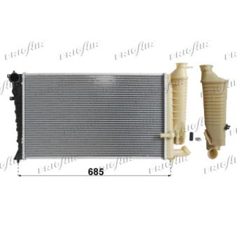 Radiateur, refroidissement du moteur FRIGAIR OEM 1301A1
