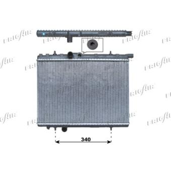 Radiateur, refroidissement du moteur FRIGAIR OEM 133325