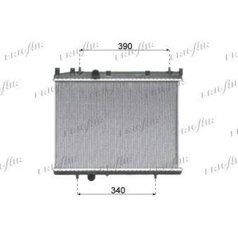 Radiateur, refroidissement du moteur FRIGAIR OEM 133356