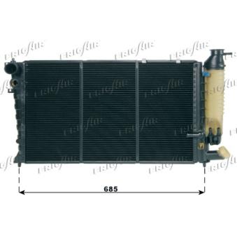 Radiateur, refroidissement du moteur FRIGAIR OEM 1301A1