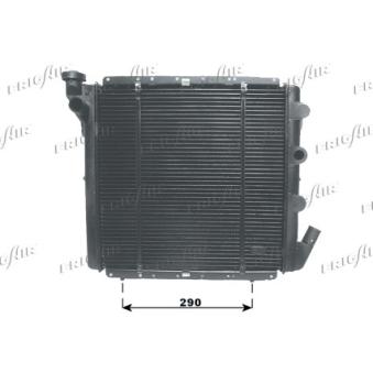 Radiateur, refroidissement du moteur FRIGAIR 0109.2017