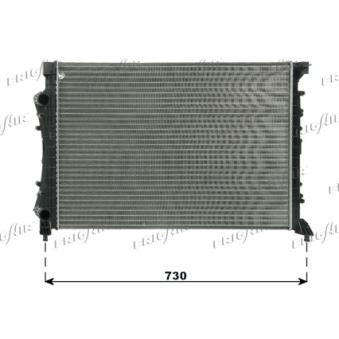 Radiateur, refroidissement du moteur FRIGAIR OEM 6025313324