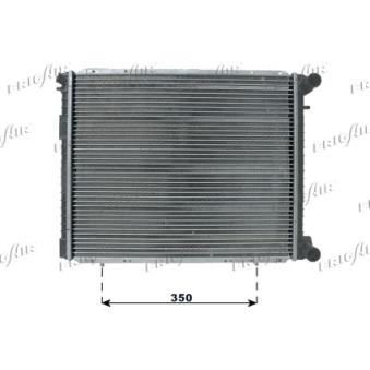 Radiateur, refroidissement du moteur FRIGAIR 0109.3046