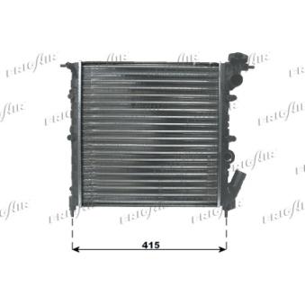 Radiateur, refroidissement du moteur FRIGAIR 0109.3051