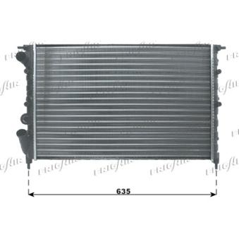 Radiateur, refroidissement du moteur FRIGAIR 0109.3060