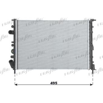 Radiateur, refroidissement du moteur FRIGAIR OEM 7711368012