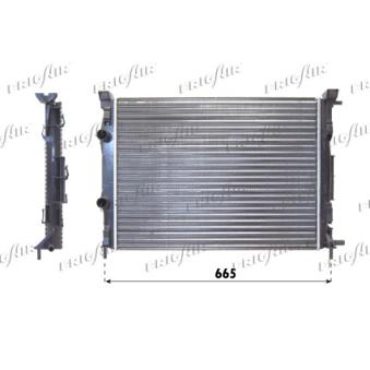 Radiateur, refroidissement du moteur FRIGAIR OEM 8200115542