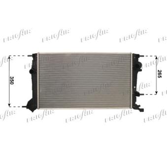 Radiateur, refroidissement du moteur FRIGAIR OEM 214100016R