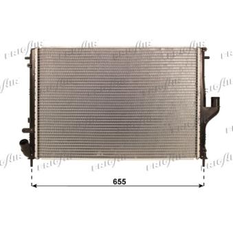 Radiateur, refroidissement du moteur FRIGAIR OEM 8200582026