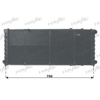 Radiateur, refroidissement du moteur FRIGAIR 0110.2043