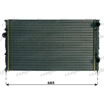 Radiateur, refroidissement du moteur FRIGAIR OEM 1H0121253AE Radiateur, refroidissement du moteur FRIGAIR OEM 1H0121253AE