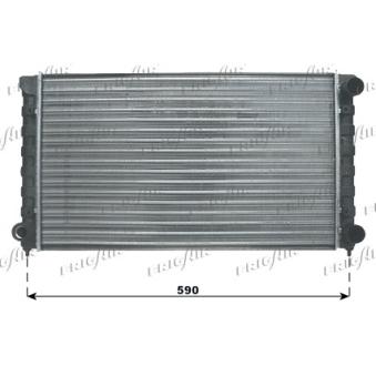 Radiateur, refroidissement du moteur FRIGAIR OEM 1302101