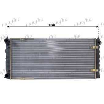 Radiateur, refroidissement du moteur FRIGAIR OEM 6KO121253K