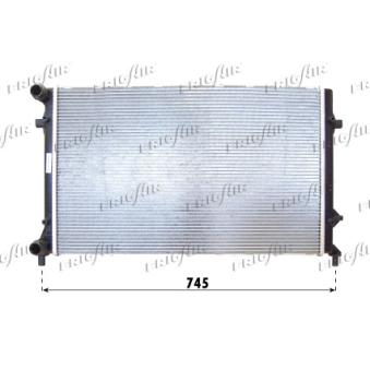 Radiateur, refroidissement du moteur FRIGAIR OEM 1K0121253AC