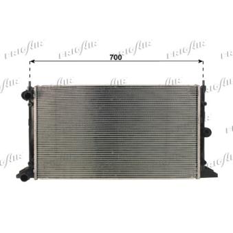 Radiateur, refroidissement du moteur FRIGAIR OEM 1209604