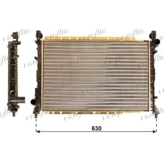 Radiateur, refroidissement du moteur FRIGAIR 0113.2004