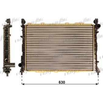 Radiateur, refroidissement du moteur FRIGAIR 0113.3023