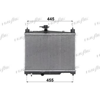 Radiateur, refroidissement du moteur FRIGAIR [0115.3041]