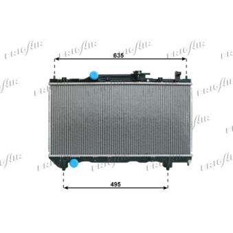 Radiateur, refroidissement du moteur FRIGAIR OEM 1640302310