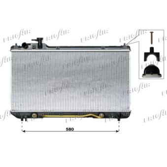 Radiateur, refroidissement du moteur FRIGAIR OEM 164007A123