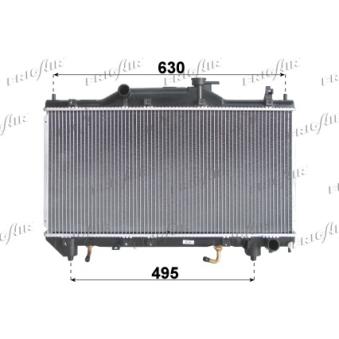 Radiateur, refroidissement du moteur FRIGAIR [0115.3137]