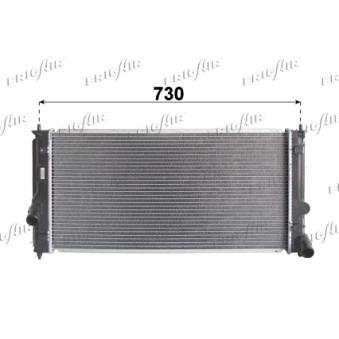Radiateur, refroidissement du moteur FRIGAIR 0115.3148