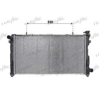 Radiateur, refroidissement du moteur FRIGAIR 0118.3014