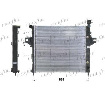 Radiateur, refroidissement du moteur FRIGAIR OEM K52079425AC