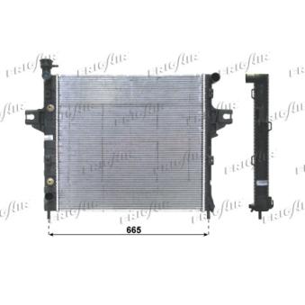 Radiateur, refroidissement du moteur FRIGAIR OEM 52079425