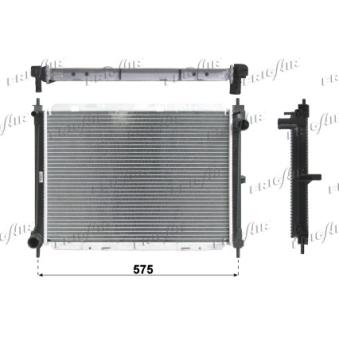 Radiateur, refroidissement du moteur FRIGAIR 0121.3026