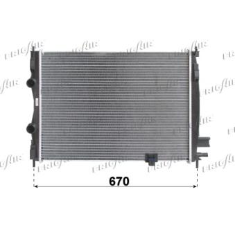 Radiateur, refroidissement du moteur FRIGAIR OEM 120119