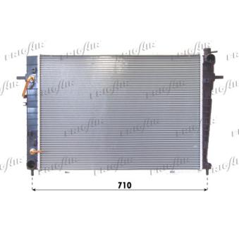 Radiateur, refroidissement du moteur FRIGAIR 0128.3086