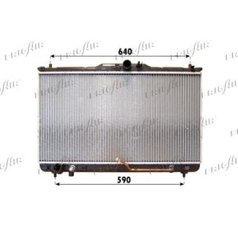 Radiateur, refroidissement du moteur FRIGAIR [0128.3092]