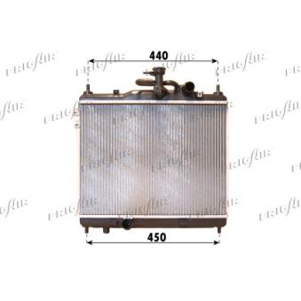 Radiateur, refroidissement du moteur FRIGAIR [0128.3093]