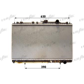 Radiateur, refroidissement du moteur FRIGAIR [0128.3102]