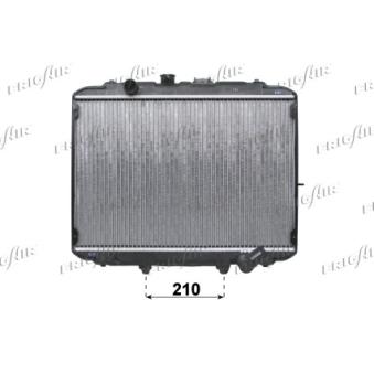 Radiateur, refroidissement du moteur FRIGAIR 0128.3115