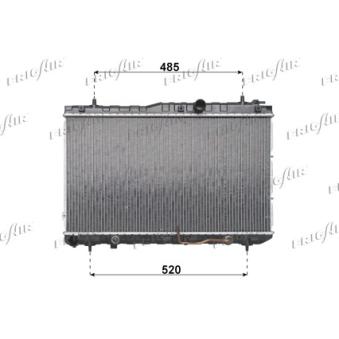 Radiateur, refroidissement du moteur FRIGAIR [0133.3034]