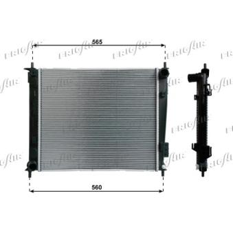 Radiateur, refroidissement du moteur FRIGAIR 0133.3039