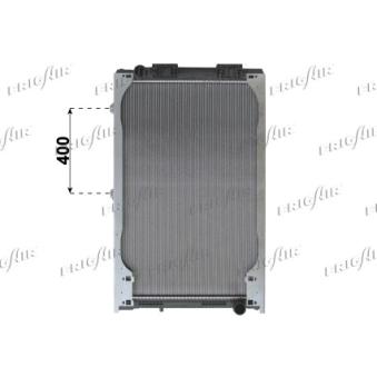 Radiateur, refroidissement du moteur FRIGAIR OEM 81061016439